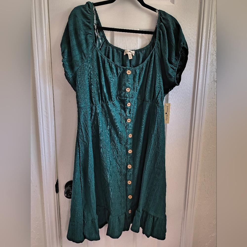 Dark Green Dress